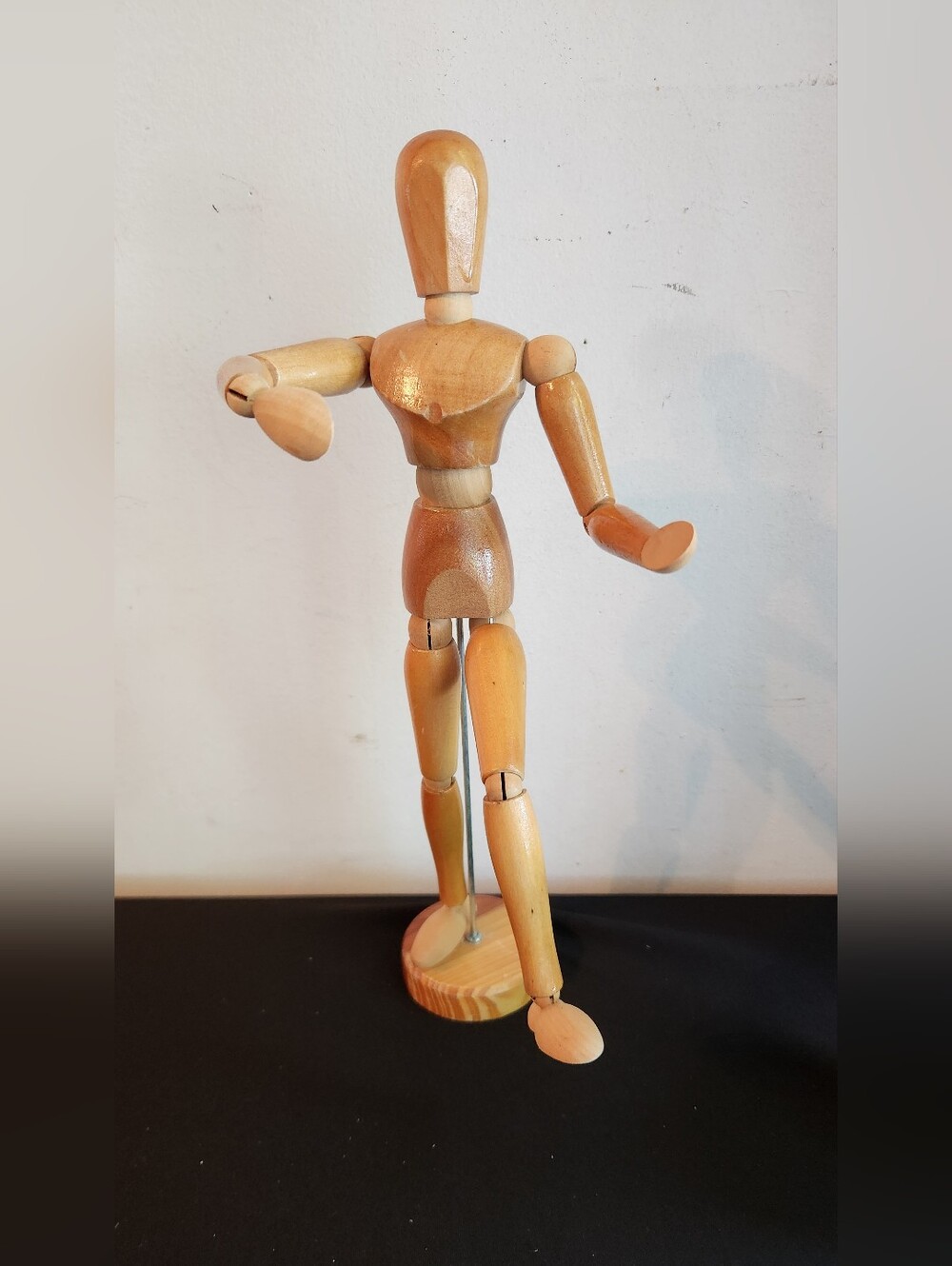 Art Model 360 Vintage Wood Prop Draw Artist Mannequin - Natural
